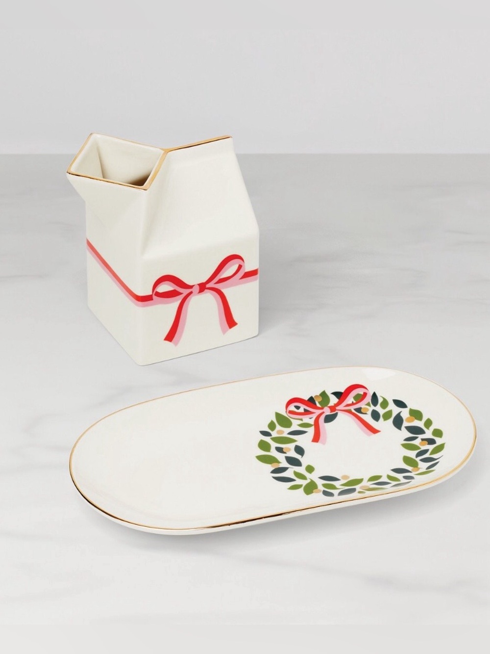 Kate Spade Be Jolly Milk Cookie Plate